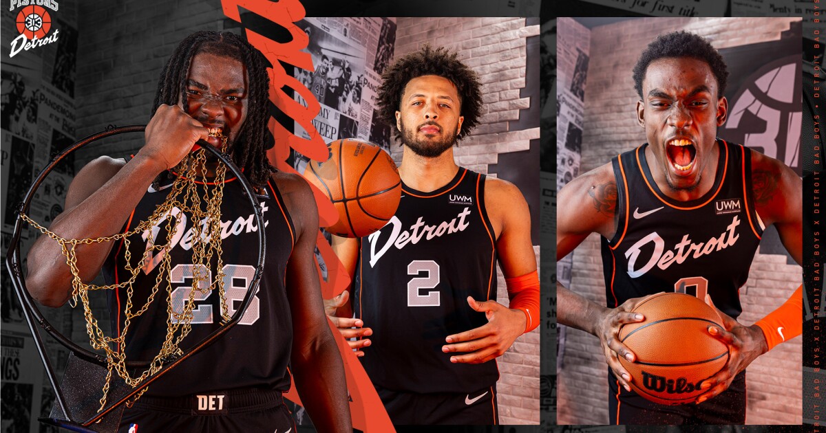Detroit pistons online silver and black